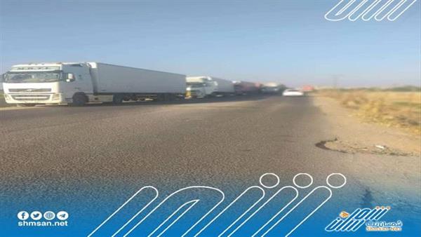 وسط استنفار عسكري....وقف حركة القاطرات الحكومية بشبوة 