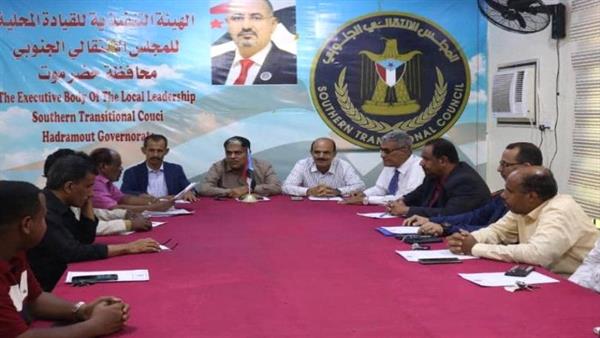 توسع أنشطة قيادة المجلس الانتقالي الجنوبي بحضرموت 