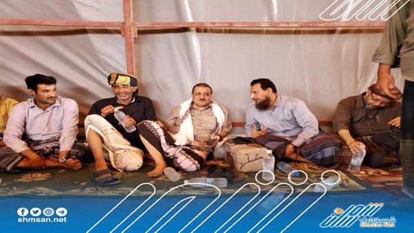 وفد رفيع المُستوى يزور اللواء محمود الصبيحي (صور)