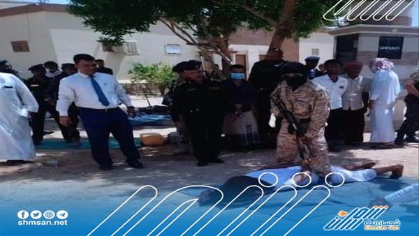 تنفيذ حكم الإعدام بحق مدان بالقتل بمدينة سيؤن في محافظة حضرموت