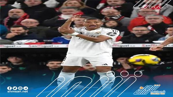 مبابي يتحمل مسؤولية إهداره ركة جزاء اتيحت له في مباراة ريال مدريد وسان ماميس 