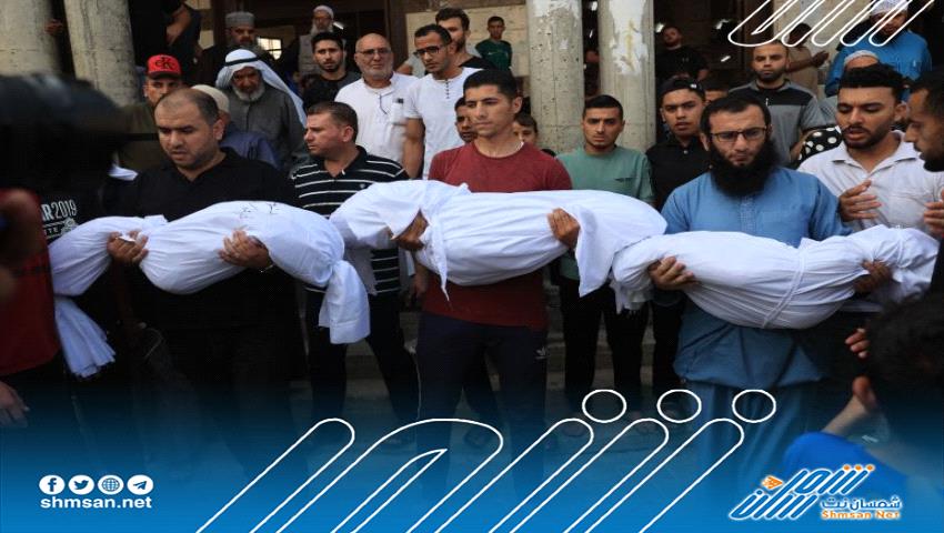 وزارة الصحة بغزة : خلال 24 ساعة سقوط 76 شهيداً في غزة جراء 8 غارات صهيونية 