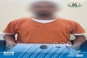 إدارة مكافحة المخدرات بقوات الحزام الأمني تضبط أحد المروجين في مديرية المنصورة