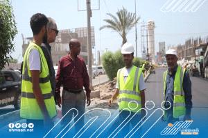 إعادة الحياة لشريان الشيخ عثمان.. الماس يدشن أعمال الإسفلت من جولة الملعب إلى جولة السيلة