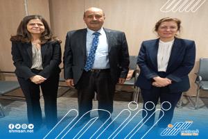 السفير مثنى العامري يلتقي رئيس دائرة المنظمات الدولية للمفوضية الساميه لشؤون اللاجئين .